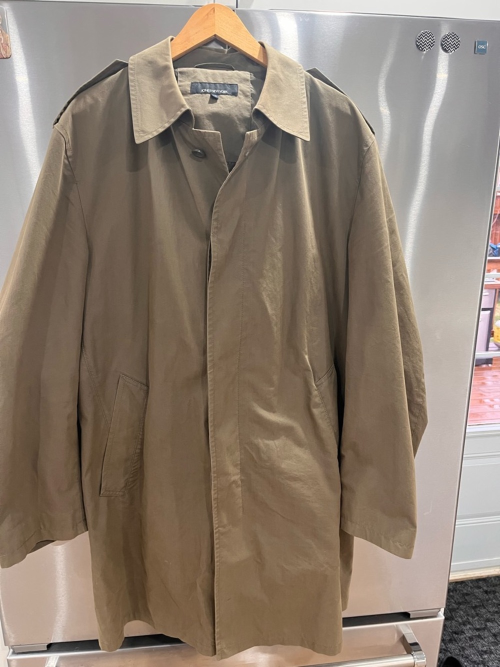Jones New York Olive Green Men's Raincoat